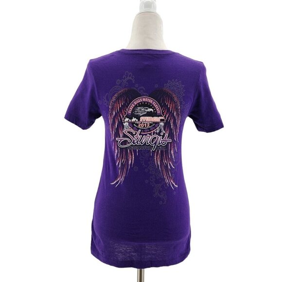 Belle Missy Sturgis Motorcycle Rally 2012 Black Hills Motor Classic Top Small - Picture 4 of 8